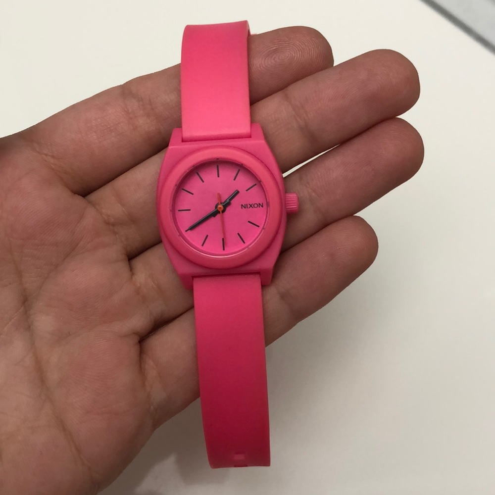 Hot pink Nixon watch